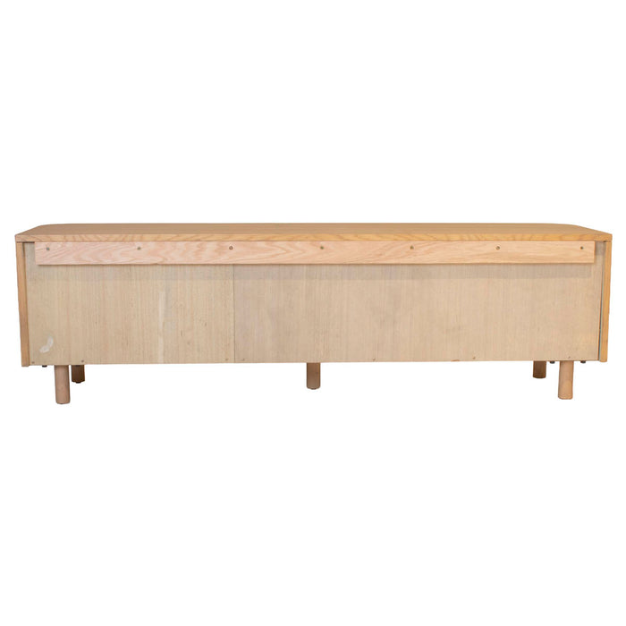DÉJA Living - Tv-meubel Naturel Hout - 200x40x35cm - Valde