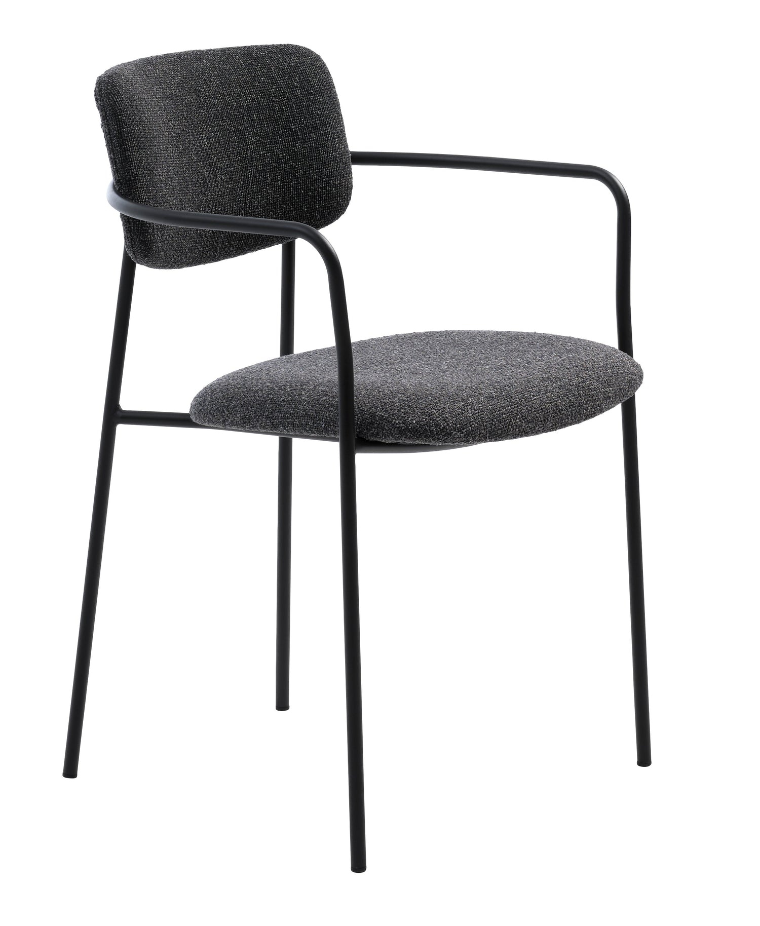 Elowen Eetkamerstoel - Set van 2 - DonkergrijsÊ