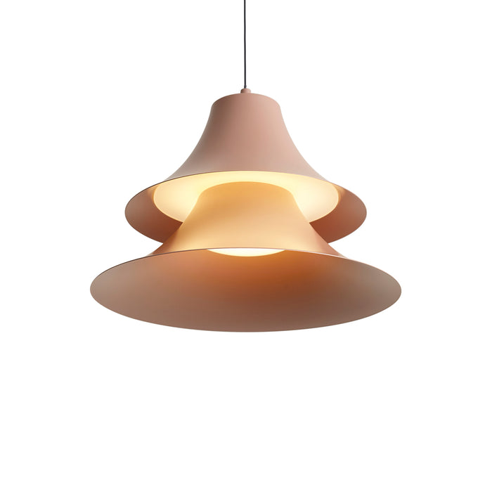 QAZQA Hanglamp zwart met mokka incl. LED 3-staps dimbaar 3-lichts