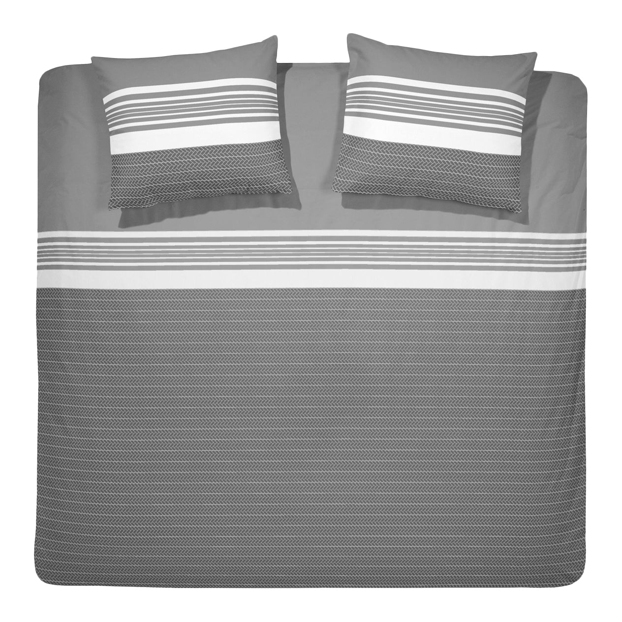 Cinderella Flux Dekbedovertrek 240 x 200/220 cm - Antraciet