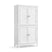 Calicosy - Klein opbergmeubel met 4 deuren - H110 cm - Wit
