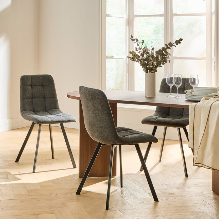 Calicosy - CHILI Set van 4 gestoffeerde stoelen - H87 cm