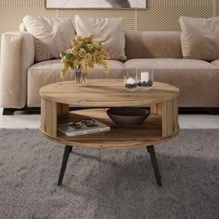 Meubella - Salontafel Riley - Eiken - 76 cm