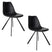 Dutchbone Franky Eetkamerstoelen  Zwart - Set van 2