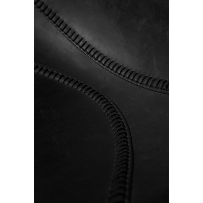 Dutchbone Franky Eetkamerstoelen  Zwart - Set van 2