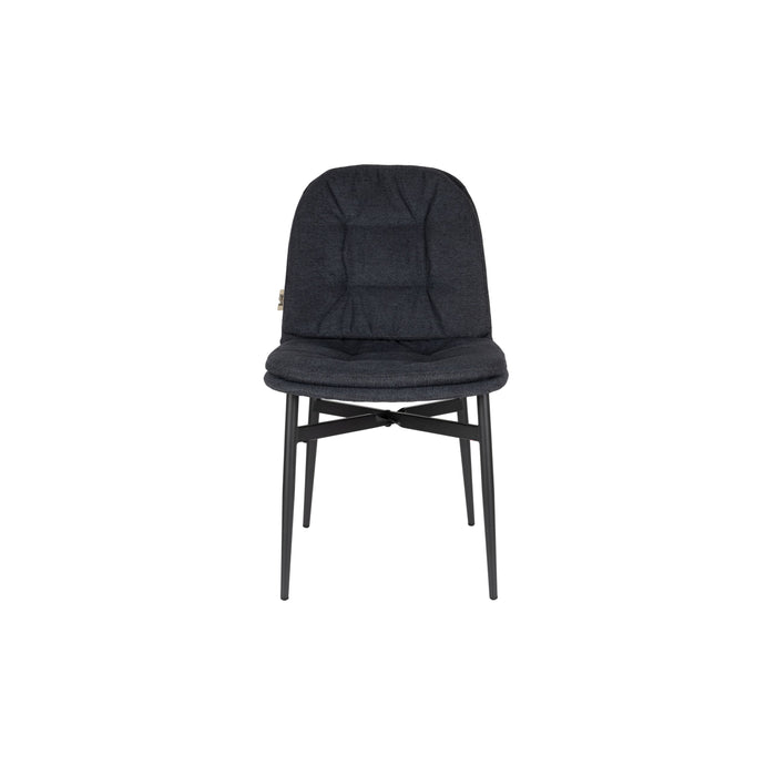 Dutchbone Jade Eetkamerstoelen  Blauw - Set van 2