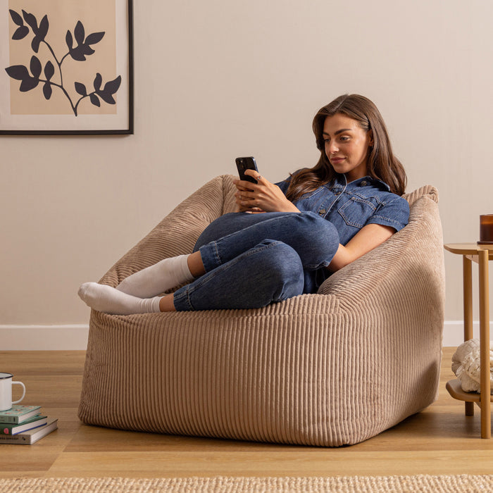 icon Natalia Zitzak Fauteuil - Ribfluweel - Mocha