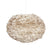 Umage Eos hanglamp large Ø65 wit snoer, lichtbruin