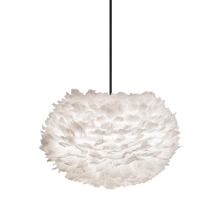 Umage Eos hanglamp medium Ø45 zwart snoer, wit