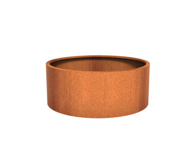 Adezz Circum plantenbak cortenstaal rond recht 150 x 150 x 60 cm