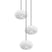 Umage Eos Nano Cluster 3 hanglamp Ø14.7 wit