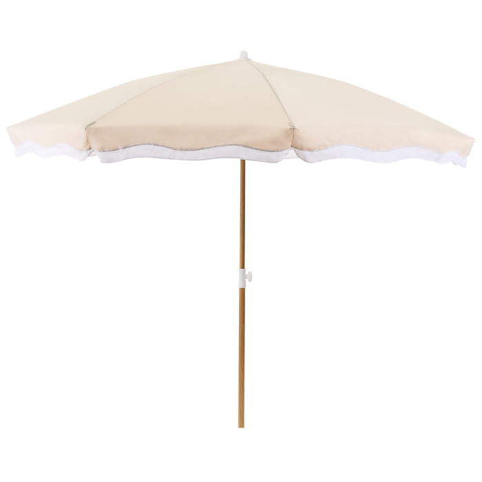 Beliani - SESTRIERE - Tuinparasol - Beige - 232 cm - Polyester