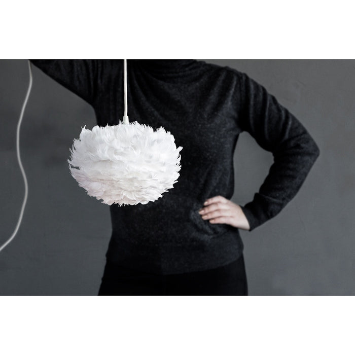 Umage Eos hanglamp micro Ø22 wit snoer, lichtgrijs