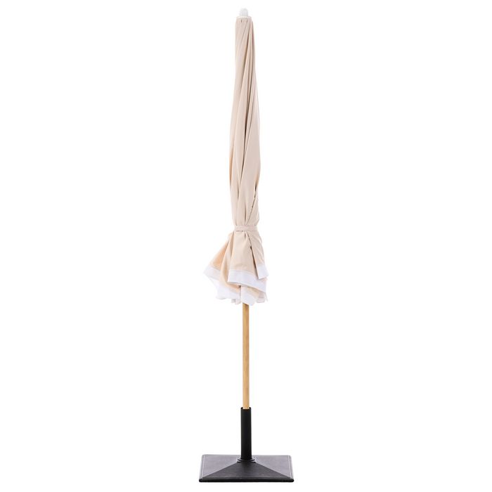 Beliani - SESTRIERE - Tuinparasol - Beige - 232 cm - Polyester