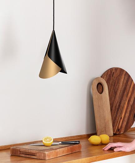 Umage Cornet hanglamp Nuance Olive staal