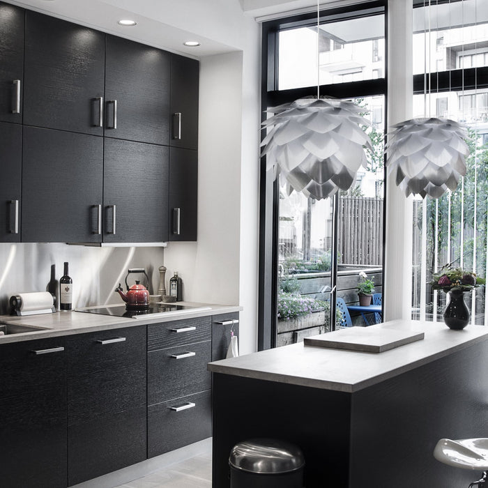 Umage Silvia Medium hanglamp Ø50 wit snoer, messing