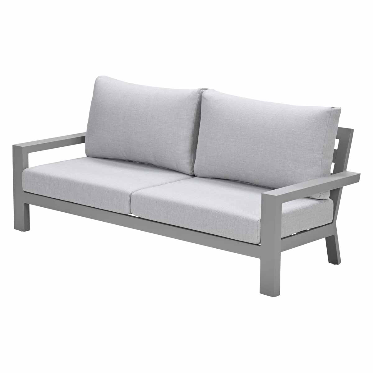 Geneva aluminium lounge sofa - taupe - valley sand