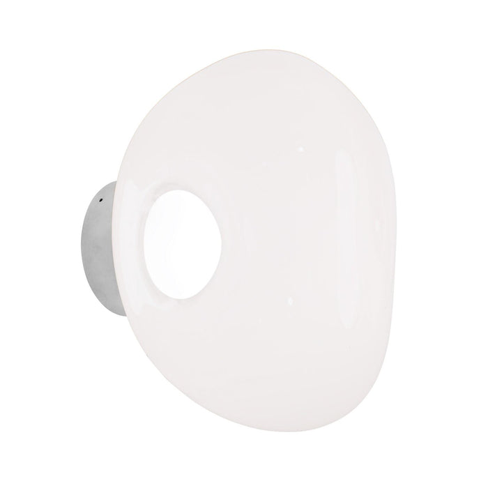 Melt Mini wandlamp LED opaal|zilver