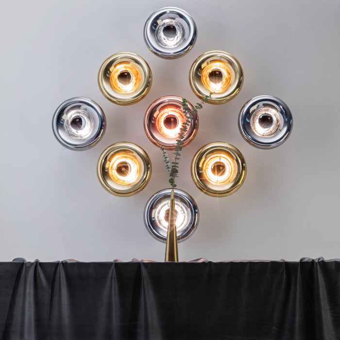 Void wandlamp LED staal