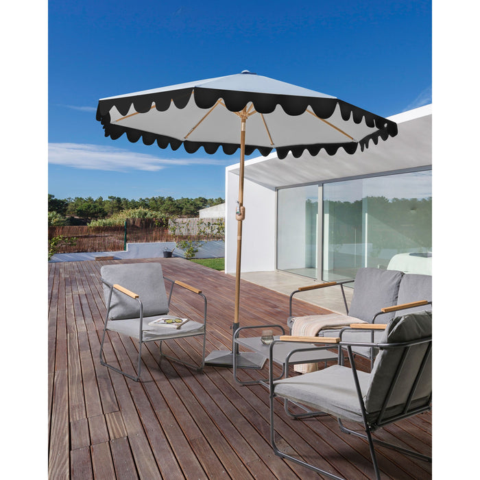 Beliani - ISOLOTTO - Tuinparasol - Grijs - 270 cm - Polyester