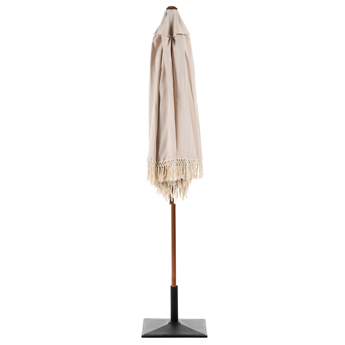 Beliani - MURASA - Tuinparasol - Beige - 258 cm - Polyester
