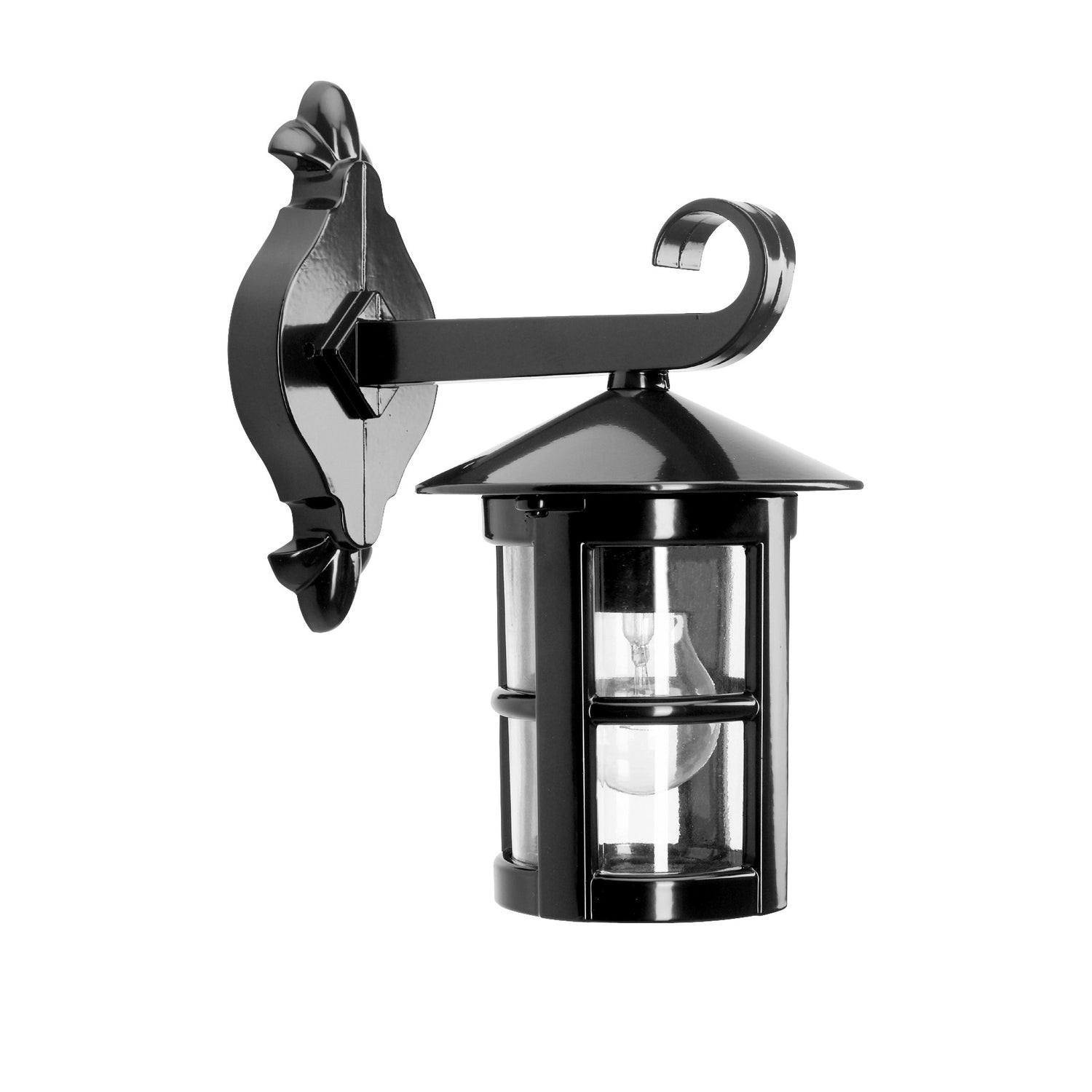 KS Verlichting Lucca Muurlamp Zwart