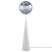 Globe Fat vloerlamp LED zilver|zilver