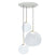 Melt Trio cluster 3 hanglamp LED Ø81 opaal|goud