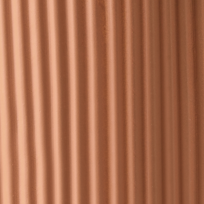 Beliani - DARIA - Bloempot - 30 x 30 x 30 cm - Bruin - Kleivezels