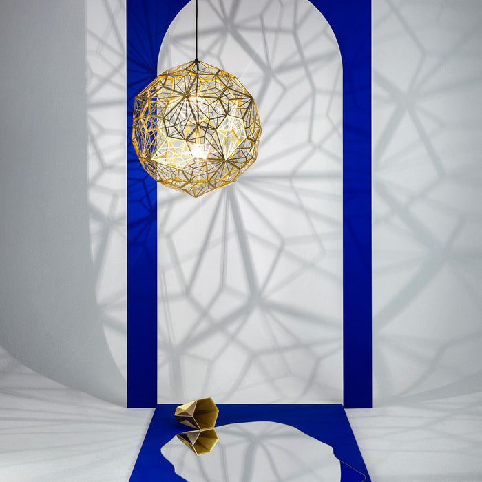 Etch Web hanglamp Ø60 messing