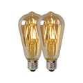 Lucide ST64 Filament lamp - Amber (set van 2)