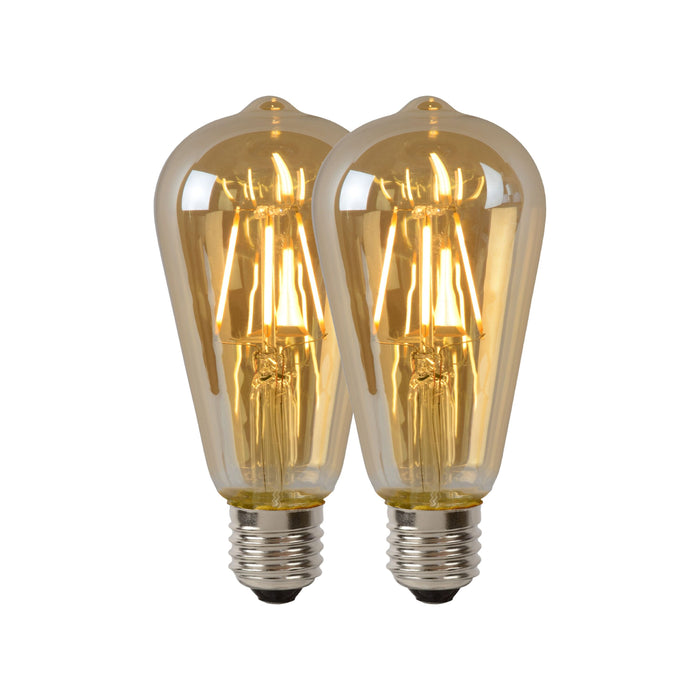 Lucide ST64 Filament lamp - Amber (set van 2)