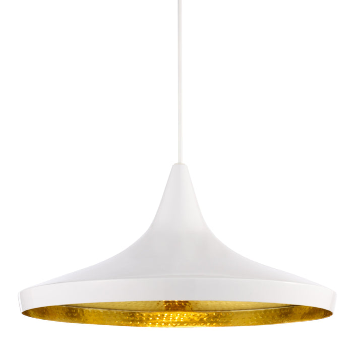 Beat Wide hanglamp LED wit