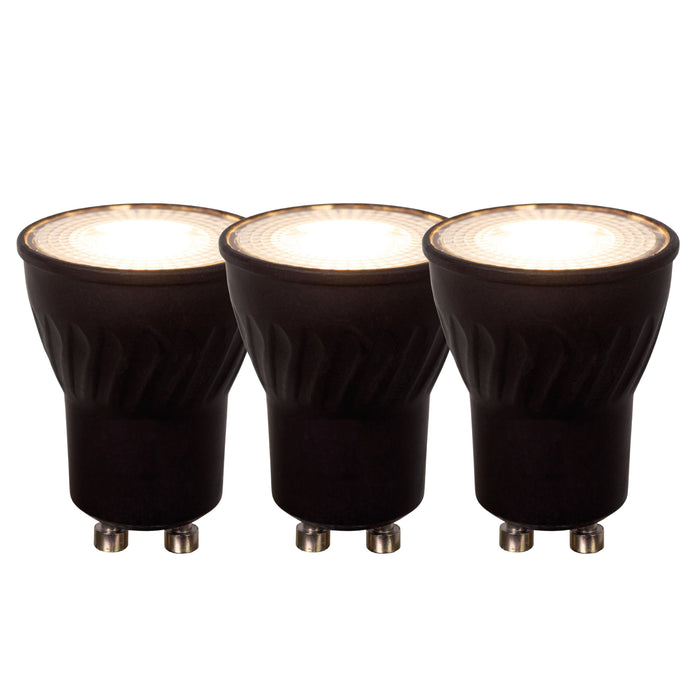 Lucide MR11 Led lamp - Zwart (set van 3)