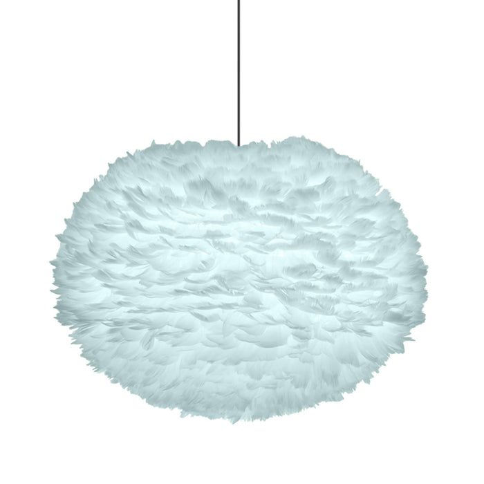 Umage Eos hanglamp large Ø65 zwart snoer, lichtblauw