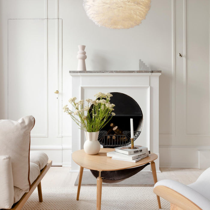 Umage Eos hanglamp large Ø65 zwart snoer, lichtblauw