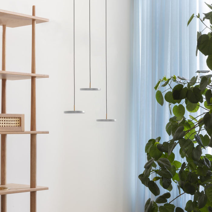 Asteria Micro hanglamp dimbaar LED Ø15 messing|nuance oranje