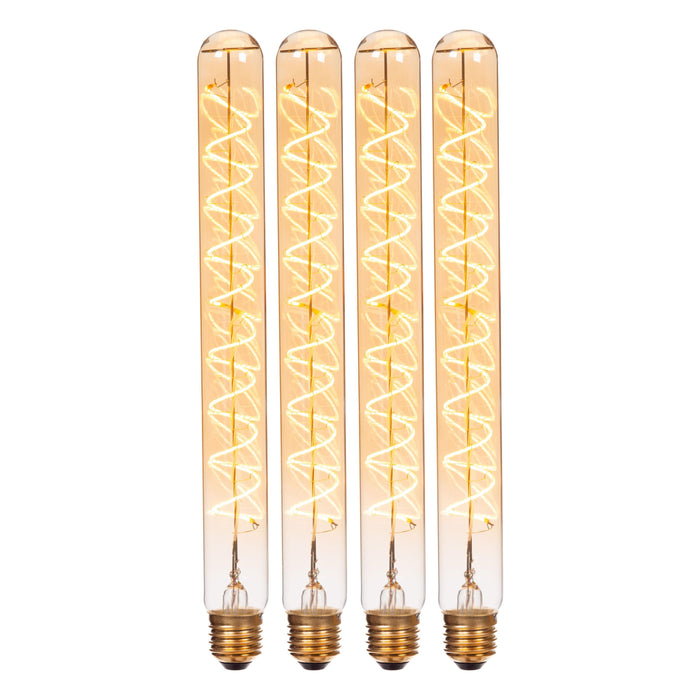 Lucide T32 Filament lamp - Amber (set van 4)