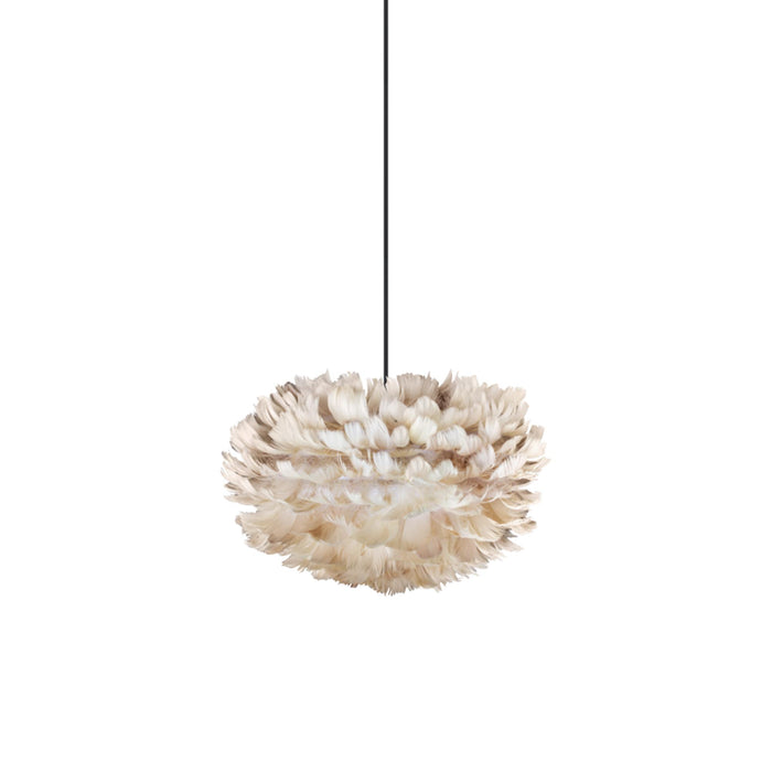 Umage Eos hanglamp mini Ø35 zwart snoer, lichtbruin