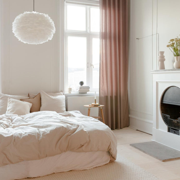 Umage Eos hanglamp large Ø65 zwart snoer, lichtblauw