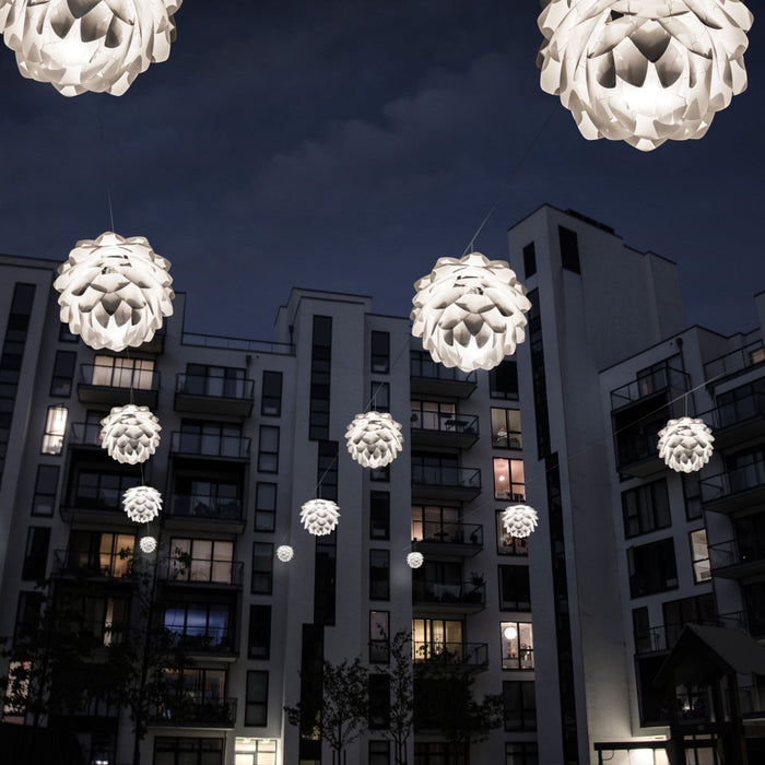 Umage Silvia Mini hanglamp Ø32 wit snoer, zwart