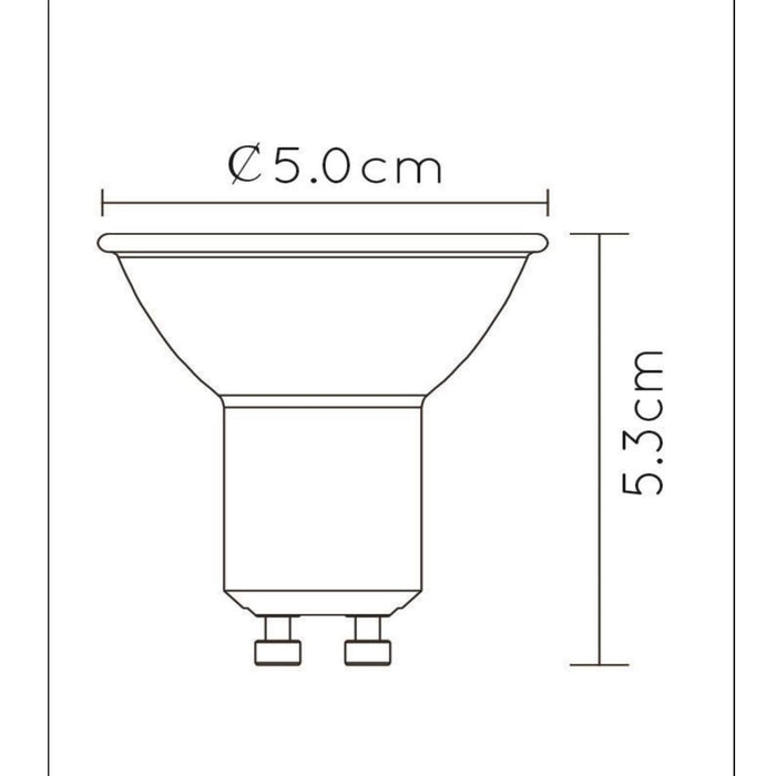 Lucide MR16 Led lamp - Wit (set van 3)