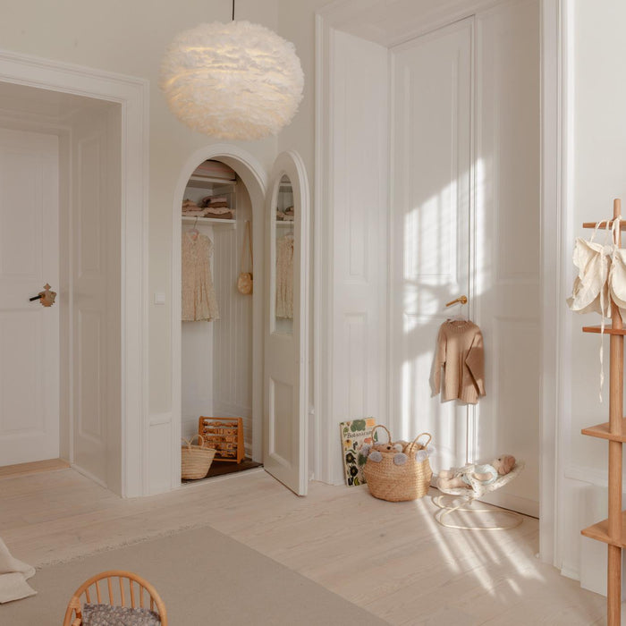 Umage Eos hanglamp large Ø65 zwart snoer, lichtblauw