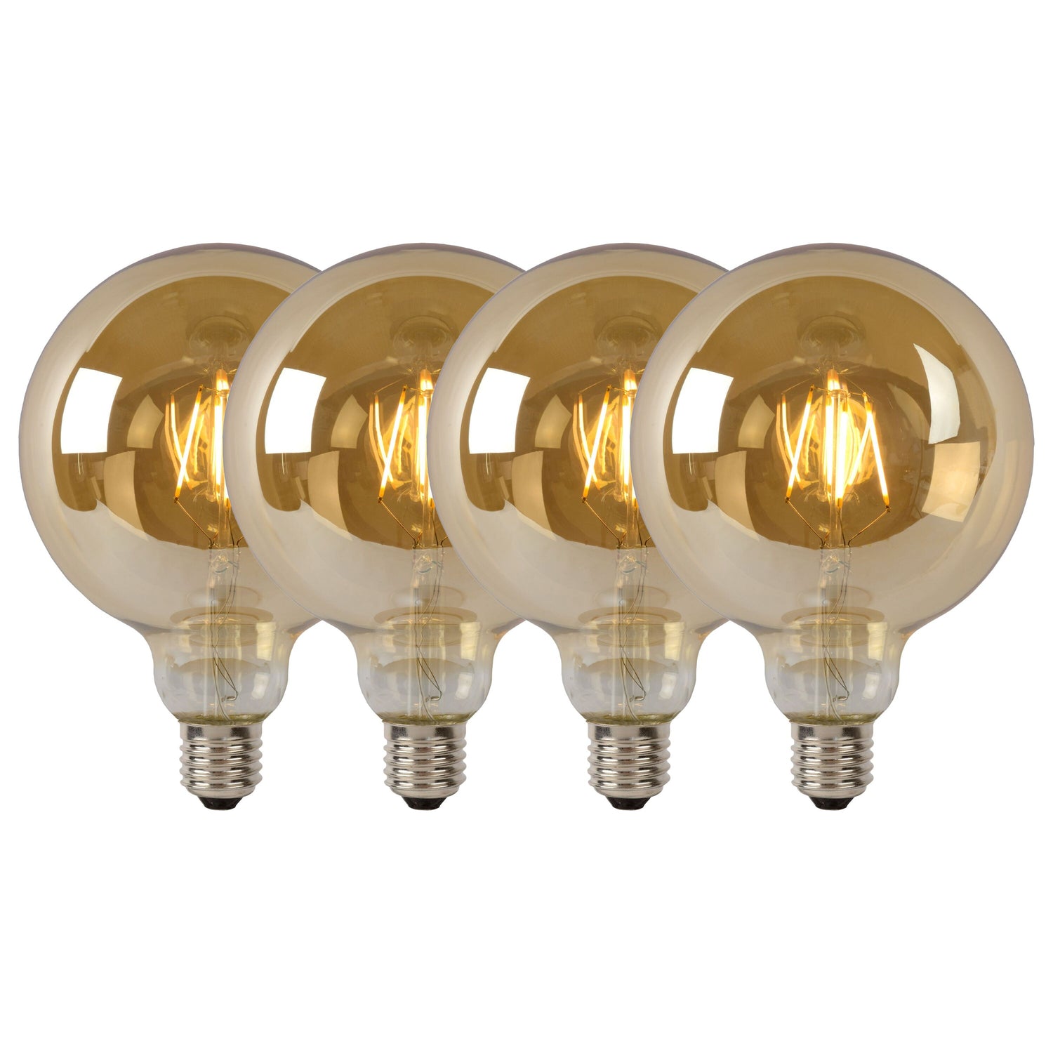 Lucide G125 Filament lamp - Amber (set van 4)