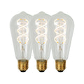 Lucide ST64 Filament lamp - Transparant (set van 3)
