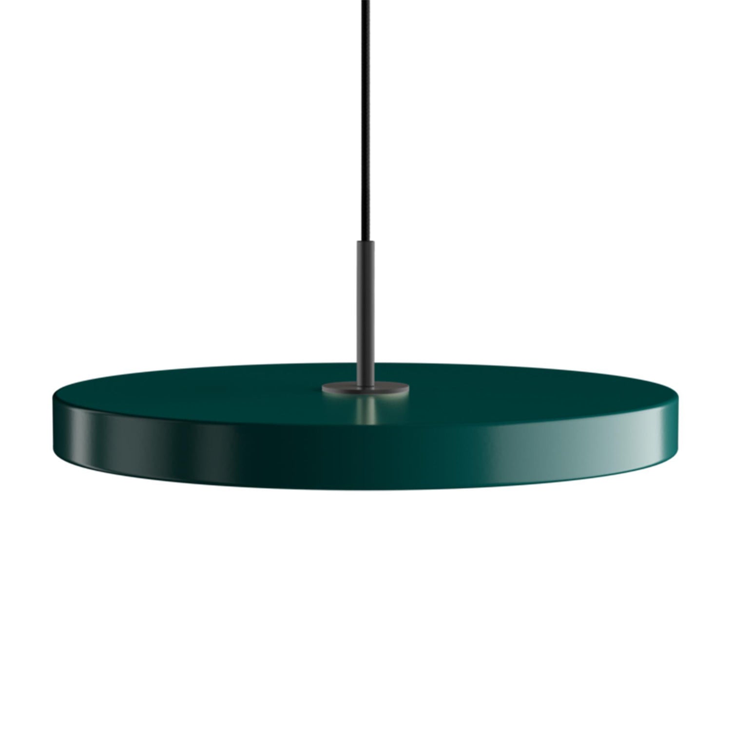 Umage Asteria hanglamp LED medium Ø43 zwart Forest Green