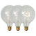 Lucide G125 Filament lamp - Transparant (set van 3)