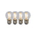 Lucide G45 Filament lamp - Transparant (set van 4)