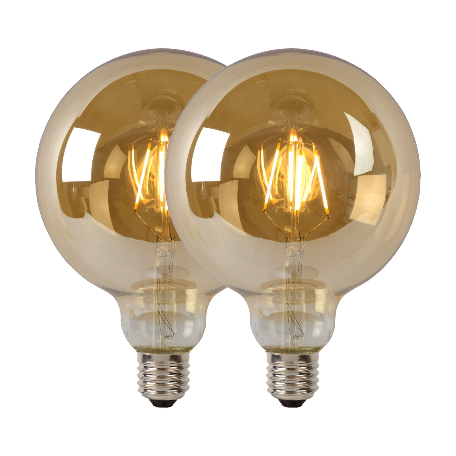 Lucide G125 Filament lamp - Amber (set van 2)