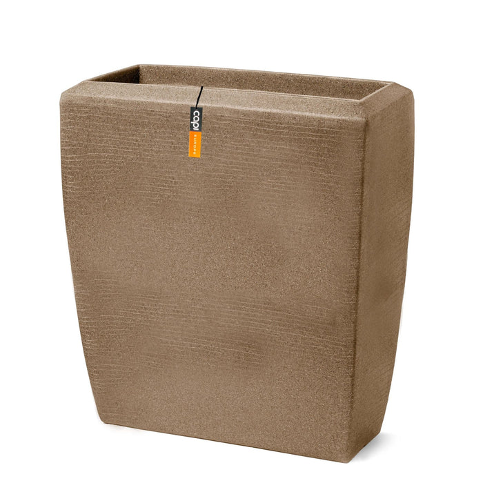 Capi Europe - Bak rechthoek hoog Arc Granite - Warm taupe - 88x36x100